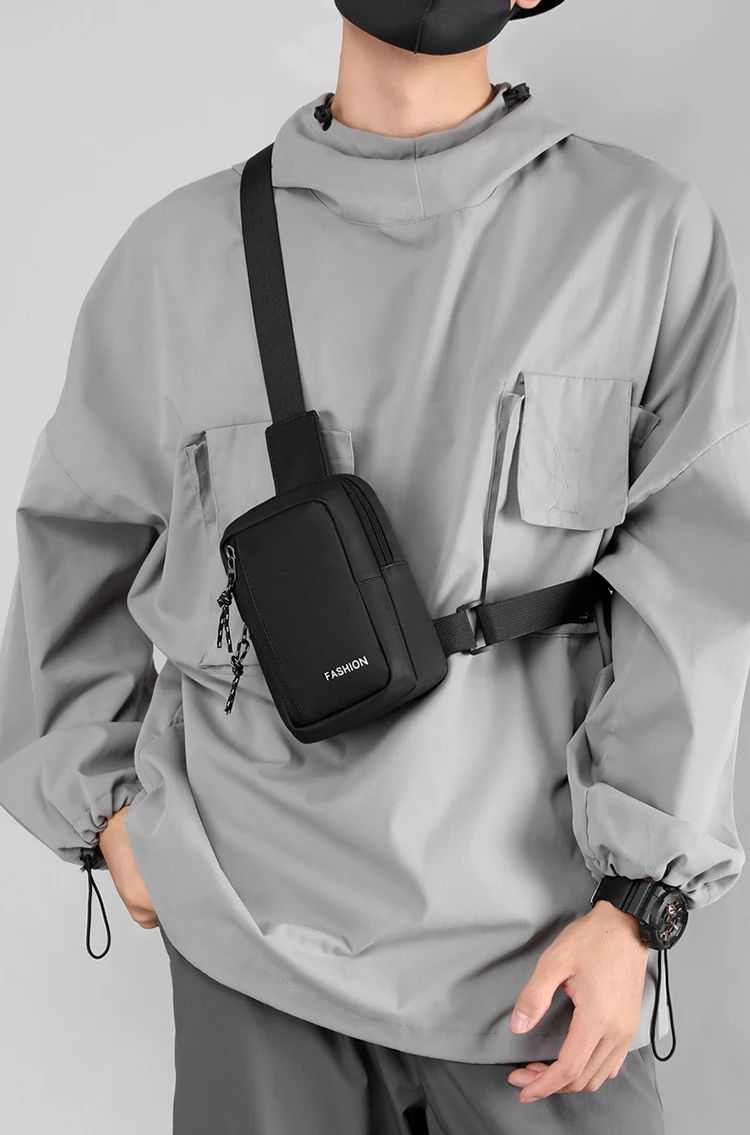 Compra online de Bolsa de ombro único feminino durável mini bolsa de  telefone com zíper bolsa de corpo cruzado